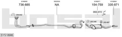 Система выпуска ОГ BOSAL купить