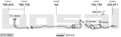 Система выпуска ОГ BOSAL купить