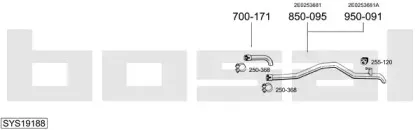 Система выпуска ОГ BOSAL купить