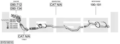 Система выпуска ОГ BOSAL купить