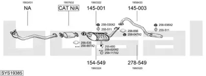 Система выпуска ОГ BOSAL купить