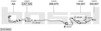 Система выпуска ОГ BOSAL купить