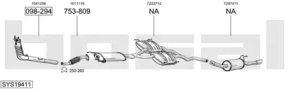 Система выпуска ОГ BOSAL купить