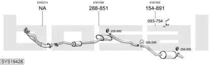 Система выпуска ОГ BOSAL купить