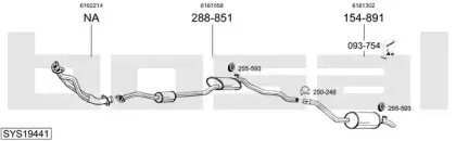 Система выпуска ОГ BOSAL купить