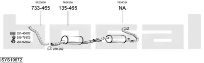 Система выпуска ОГ BOSAL купить