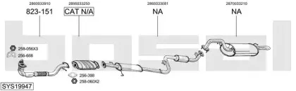 Система выпуска ОГ BOSAL купить