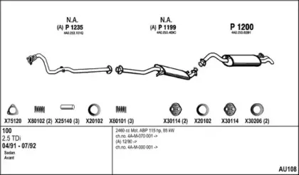 Система выпуска ОГ FENNO купить
