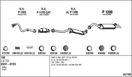 Система выпуска ОГ FENNO купить