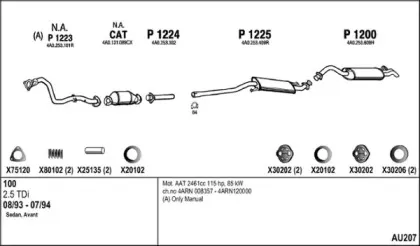 Система выпуска ОГ FENNO купить