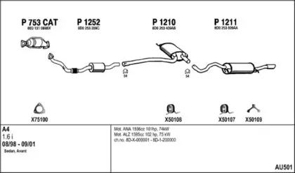 Система выпуска ОГ FENNO купить