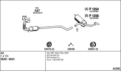Система выпуска ОГ FENNO купить