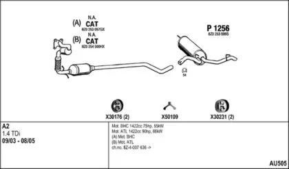 Система выпуска ОГ FENNO купить