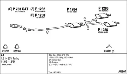 Система выпуска ОГ FENNO купить