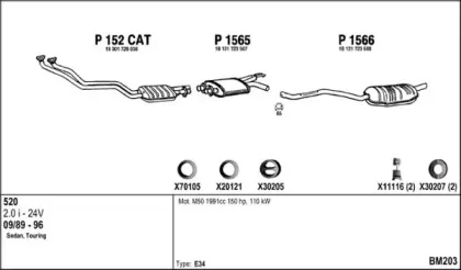 Система выпуска ОГ FENNO купить