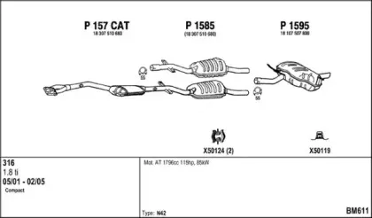 Система выпуска ОГ FENNO купить