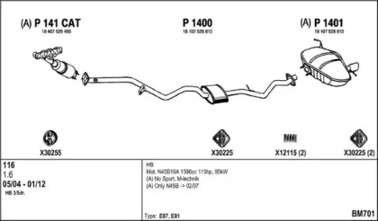 Система выпуска ОГ FENNO купить
