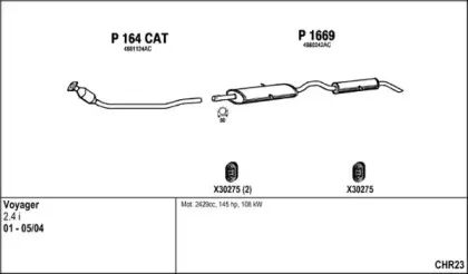 Система выпуска ОГ FENNO купить