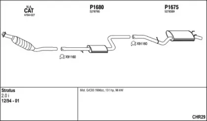 Система выпуска ОГ FENNO купить