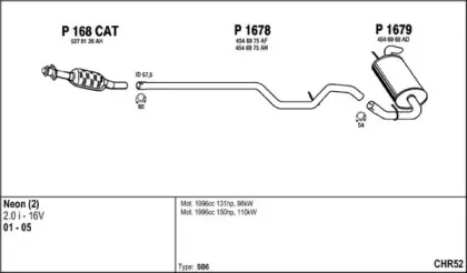 Система выпуска ОГ FENNO купить