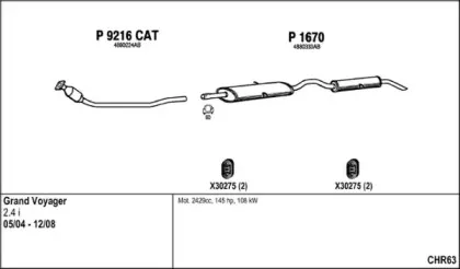Система выпуска ОГ FENNO купить