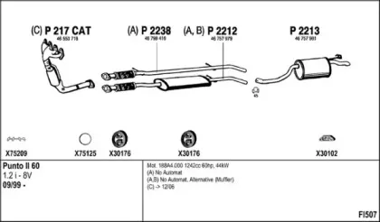 Система выпуска ОГ FENNO купить