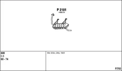 Система выпуска ОГ FENNO купить