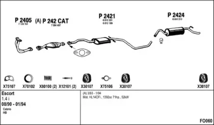 Система выпуска ОГ FENNO купить