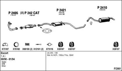 Система выпуска ОГ FENNO купить