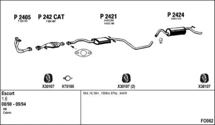 Система выпуска ОГ FENNO купить