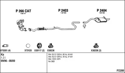 Система выпуска ОГ FENNO купить