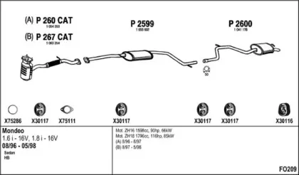 Система выпуска ОГ FENNO купить