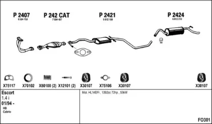 Система выпуска ОГ FENNO купить