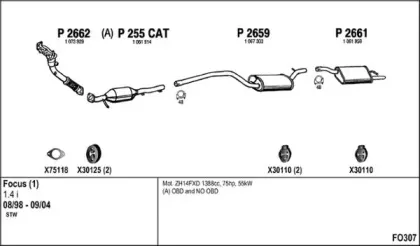 Система выпуска ОГ FENNO купить