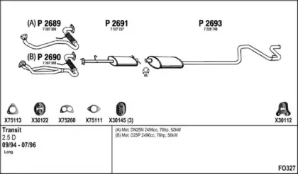 Система выпуска ОГ FENNO купить