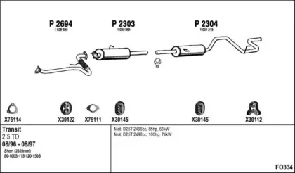 Система выпуска ОГ FENNO купить