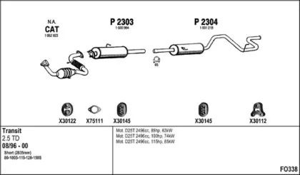Система выпуска ОГ FENNO купить