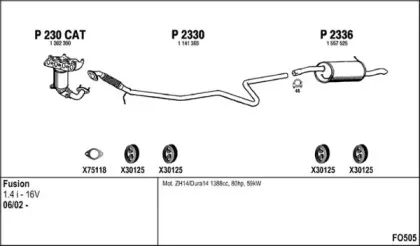 Система выпуска ОГ FENNO купить