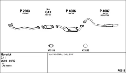 Система выпуска ОГ FENNO купить