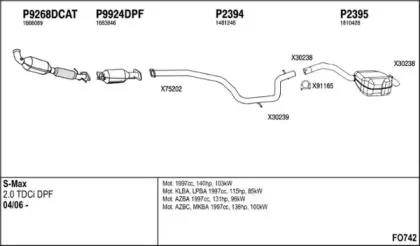 Система выпуска ОГ FENNO купить