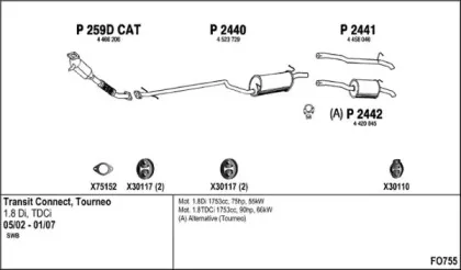 Система выпуска ОГ FENNO купить