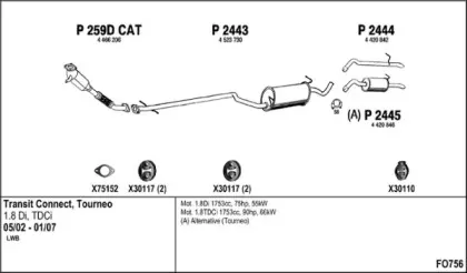 Система выпуска ОГ FENNO купить