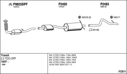 Система выпуска ОГ FENNO купить