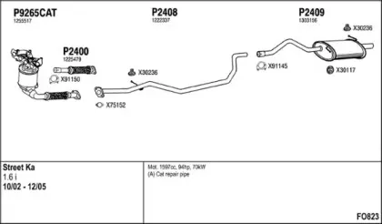 Система выпуска ОГ FENNO купить