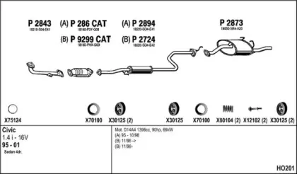 Система выпуска ОГ FENNO купить