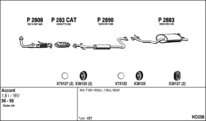 Система выпуска ОГ FENNO купить