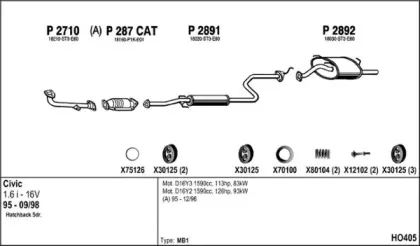 Система выпуска ОГ FENNO купить