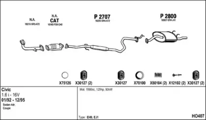 Система выпуска ОГ FENNO купить
