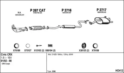 Система выпуска ОГ FENNO купить