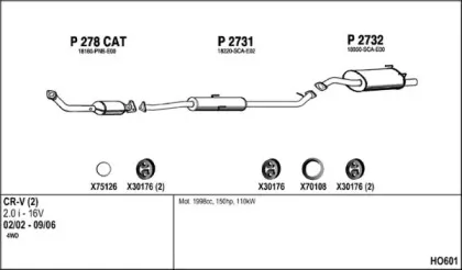 Система выпуска ОГ FENNO купить